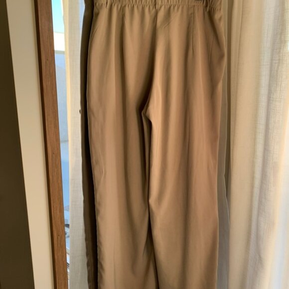 Max Studio Tan Wide Leg Pant Slacks - Picture 5 of 5